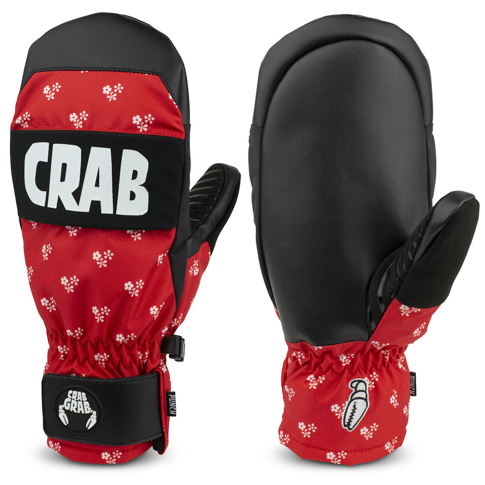 Crab Grab Punch Mitt 2024 Little Flowers Mittens Men Gloves SNOW