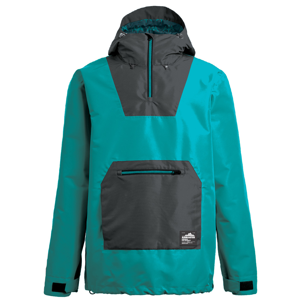 Airblaster Freedom Pullover 2023 Teal Jackets Men Outerwear SNOW