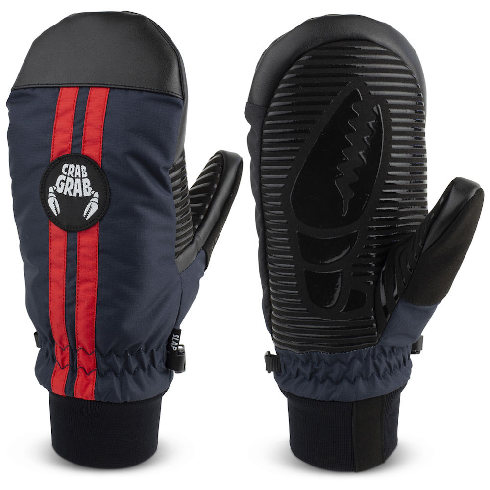 Crab Grab Slap Mitt 2024 Racing Stripes Mittens Men Gloves SNOW